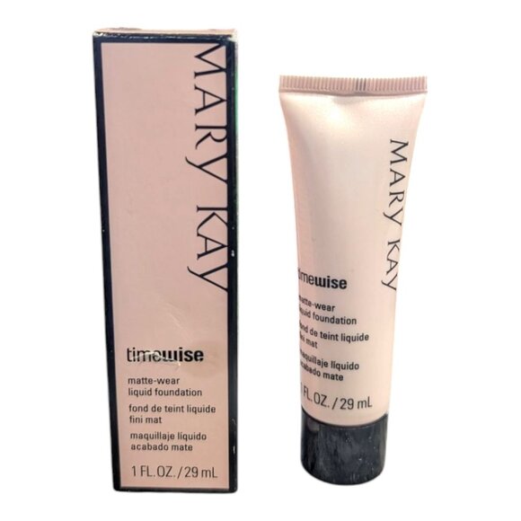 Mary Kay TimeWise Matte-Wear Liquid Foundation Ivory 3 038752 Comb. To Oily NIB - Picture 1 of 6